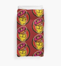 Donuts Hand Duvet Cover
