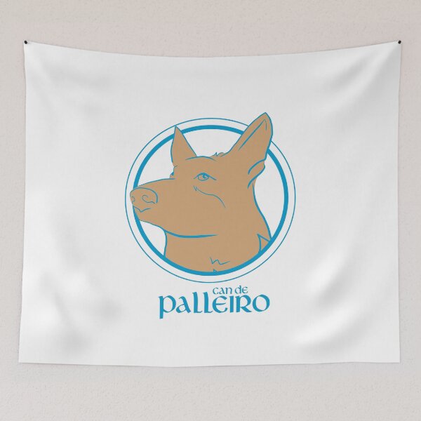Item preview, Can Palleiro head Circle Celtic letter fill brown blue stroke designed and sold by Fulgenl.