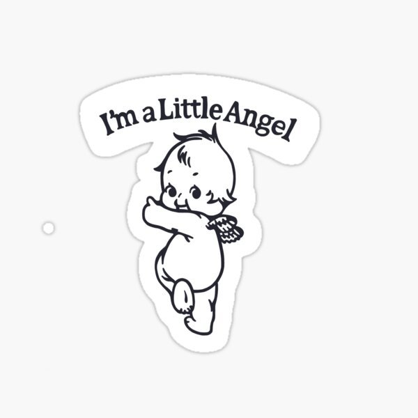 soy un angelito Pegatina