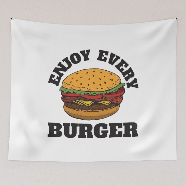 Item preview, Enjoy Every Burger designed and sold by Marstore.