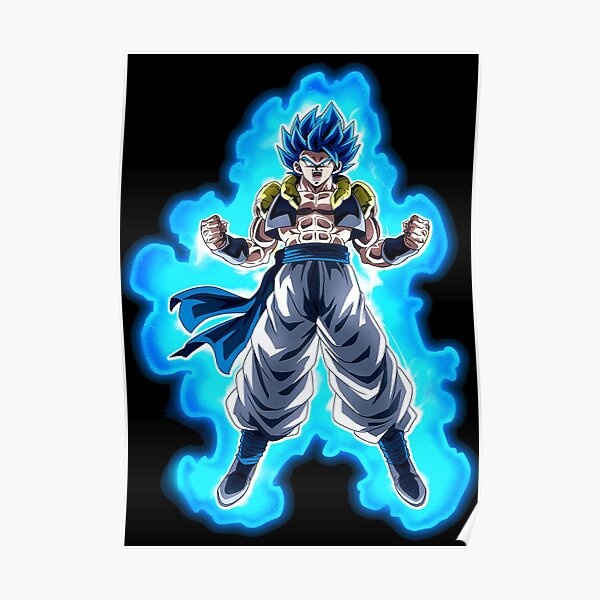 STICKER POSTER MANGA DRAGON BALL Z GOGETA SUPER SAYEN SAGA DBZ A4 