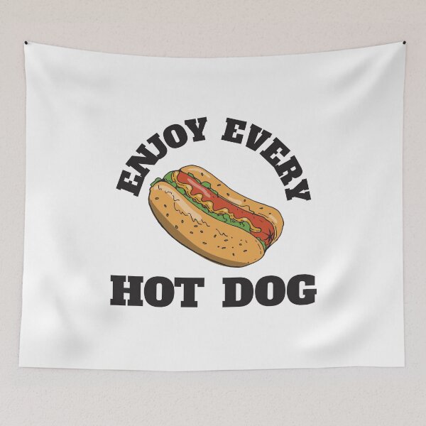Item preview, Enjoy Every Hot Dog designed and sold by Marstore.