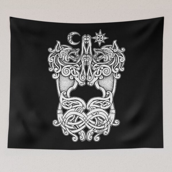 Item preview, Sköll and Hati designed and sold by 1718 Society (Skandihooligan).