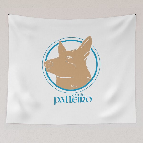Item preview, Can Palleiro head Circle Celtic letter fill brown blue stroke designed and sold by Fulgenl.