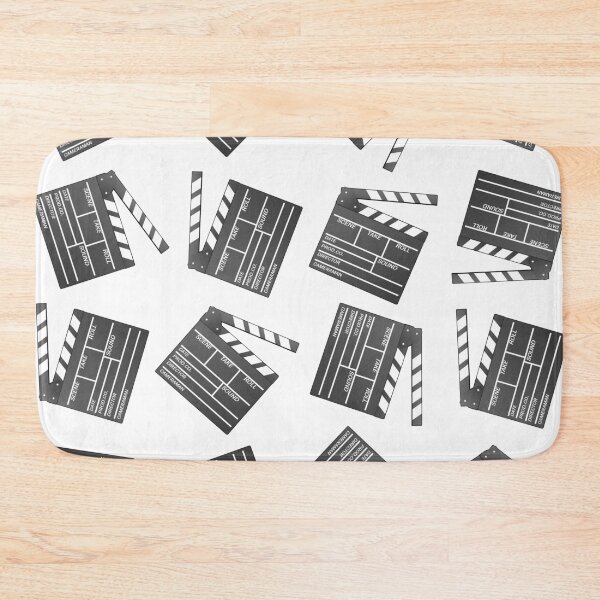 Item preview, Film Clapboard Pattern designed and sold by AttheDriveIn.