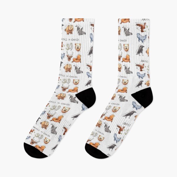 Item preview, Animals In Canada: daily doodle design designed and sold by Hannah's  Doodles.