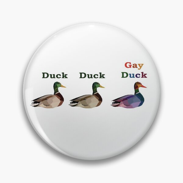 Item preview, Duck, Duck, Gay Duck designed and sold by Sarah Chatfield.