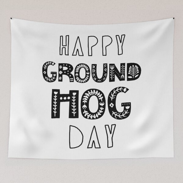Item preview, Happy Groundhog Day 2021 designed and sold by ArqDezines.