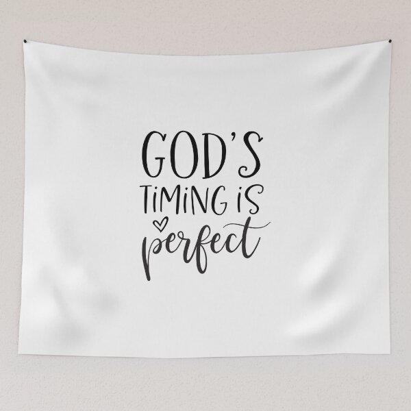 Item preview, God timing is right designed and sold by Delicarte.