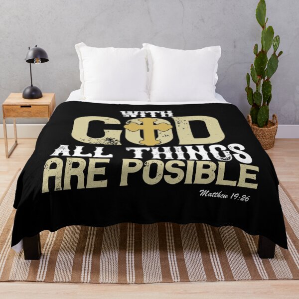Item preview, With God all Things are Possible designed and sold by Hapoel.