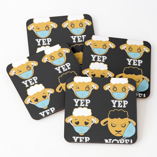 Item preview, Sheep Wearing Mask Wrong designed and sold by Mytoonsquad.