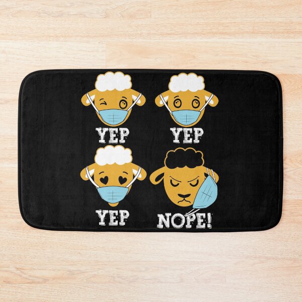 Item preview, Sheep Wearing Mask Wrong designed and sold by Mytoonsquad.