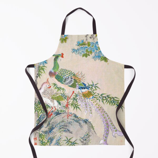 Item preview, Vintage Japanese Illustration pair of birds in a tree designed and sold by Rantan1618.
