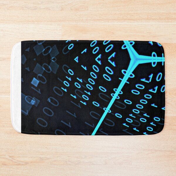 Item preview, Binar Code Abstract Artwork designed and sold by Simona Balan.