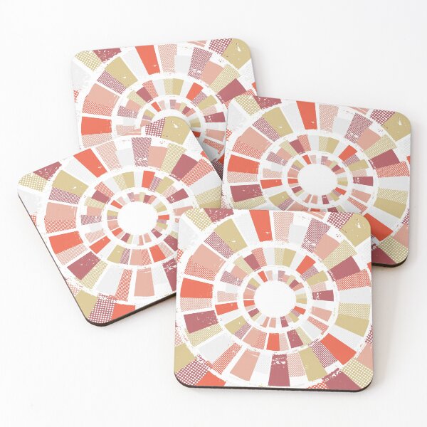 Item preview, Round Color Blocks Pattern designed and sold by fotollissimo.