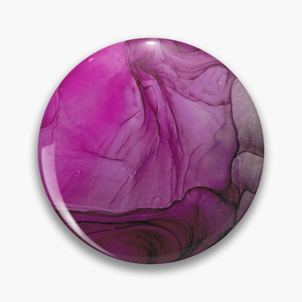 Item preview, Pink Purple Black Abstract 123 Alcohol Ink Painting by Herzart designed and sold by herzart.