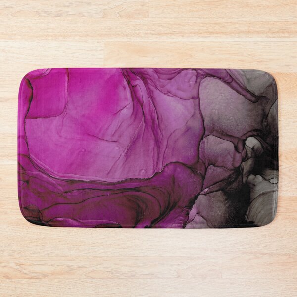 Item preview, Pink Purple Black Abstract 123 Alcohol Ink Painting by Herzart designed and sold by herzart.