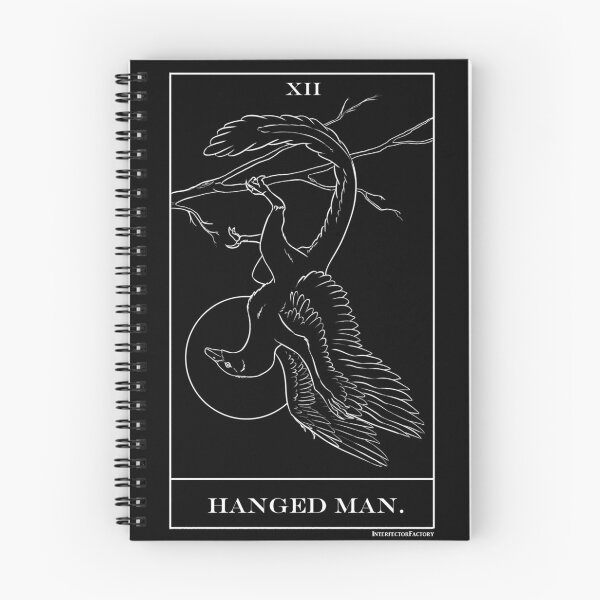 Item preview, Hanged Man dinosaur archeopteryx tarot  designed and sold by InterfectorFactory.
