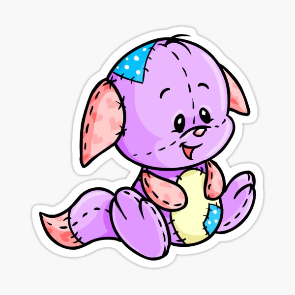 Plushie Kacheek - Neopets Sticker