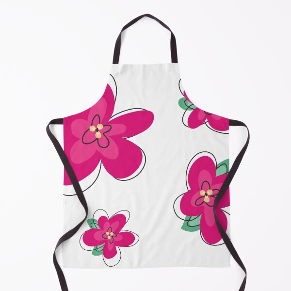 Aperçu de l'œuvre Ensemble d'autocollants fleur rose vif créée et vendue par heypeydesigns.