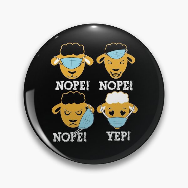 Item preview, Black Sheep Wearing Mask Wrong designed and sold by Mytoonsquad.