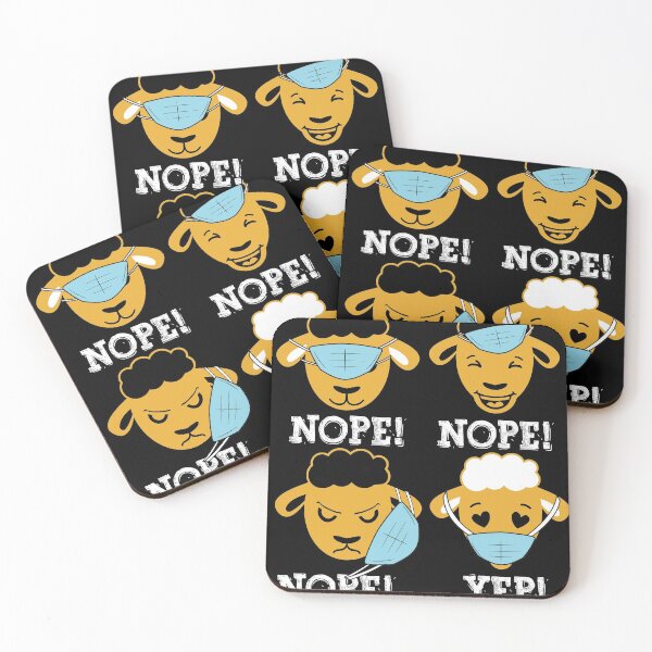 Item preview, Black Sheep Wearing Mask Wrong designed and sold by Mytoonsquad.