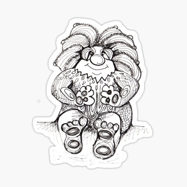 Frida Sends Her Love Daily Doodle Design Sticker For Sale By Hansdoodles Redbubble 