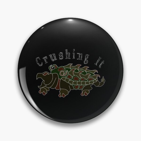 Item preview, Angry Alligator Snapping Turtle Crushing It designed and sold by grounds.