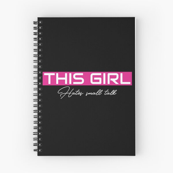 Item preview, THIS GIRL Hates small talk designed and sold by ilovetshirts87.