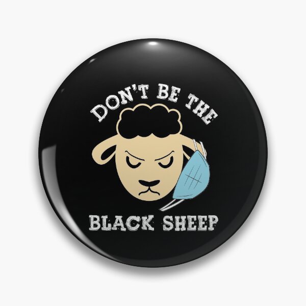 Item preview, Black Sheep Wearing Mask Wrong designed and sold by Mytoonsquad.