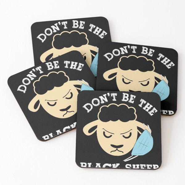 Item preview, Black Sheep Wearing Mask Wrong designed and sold by Mytoonsquad.