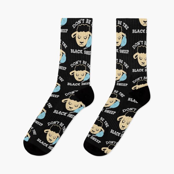 Item preview, Black Sheep Wearing Mask Wrong designed and sold by Mytoonsquad.