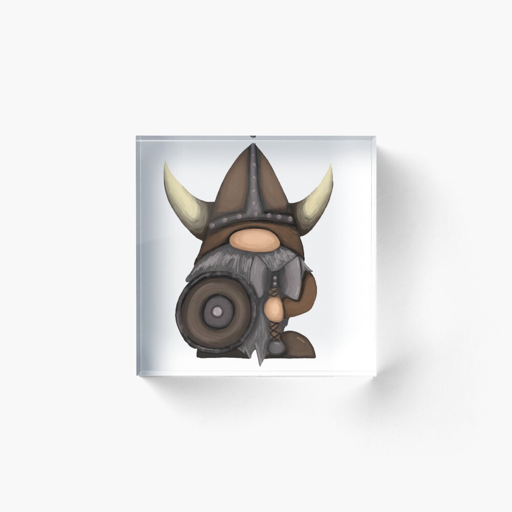  Viking Warrior Gnome Art Board Print
