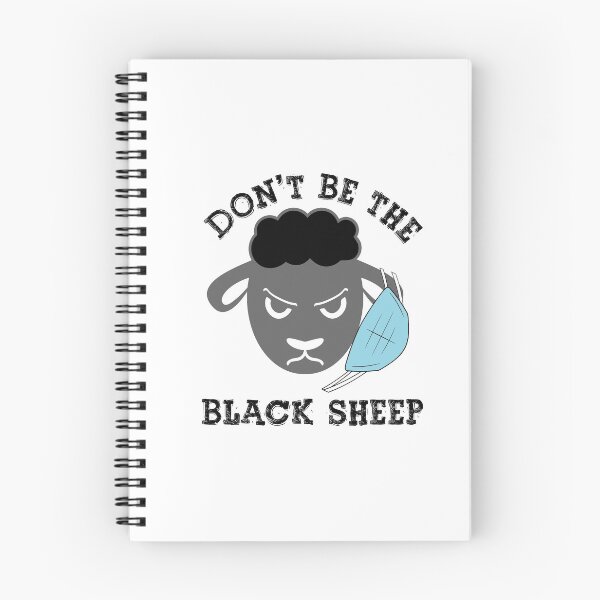 Item preview, Black Sheep Wearing Mask Wrong designed and sold by Mytoonsquad.