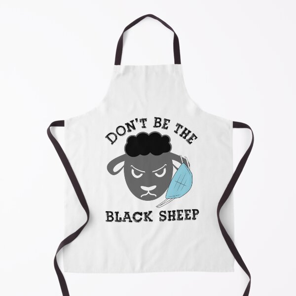 Item preview, Black Sheep Wearing Mask Wrong designed and sold by Mytoonsquad.