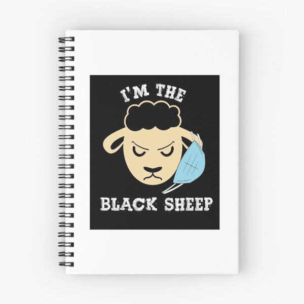 Item preview, Black Sheep Wearing Mask Wrong designed and sold by Mytoonsquad.