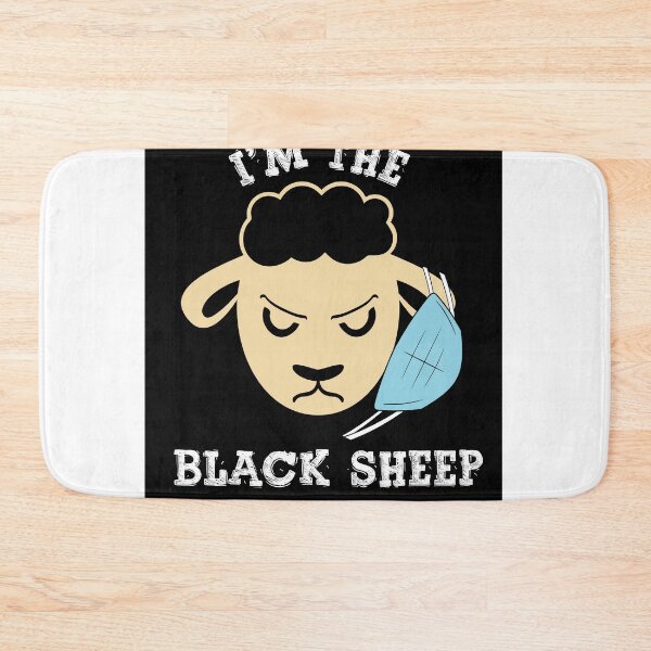 Item preview, Black Sheep Wearing Mask Wrong designed and sold by Mytoonsquad.