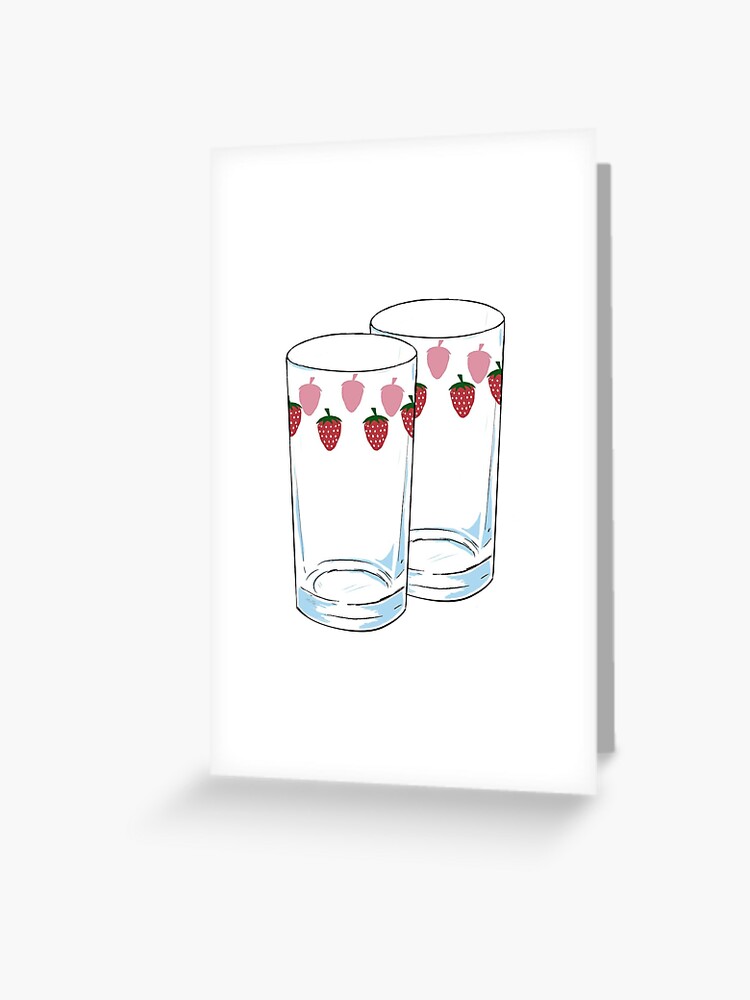 Nana's Strawberry Glass Cup