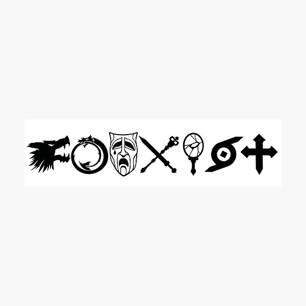 Coexist Vampire the Masquerade Clans (Beauty Edition) | Art Print