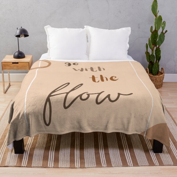 Item preview, Go with the flow - tan pastel script shapes designed and sold by RRdesigned.