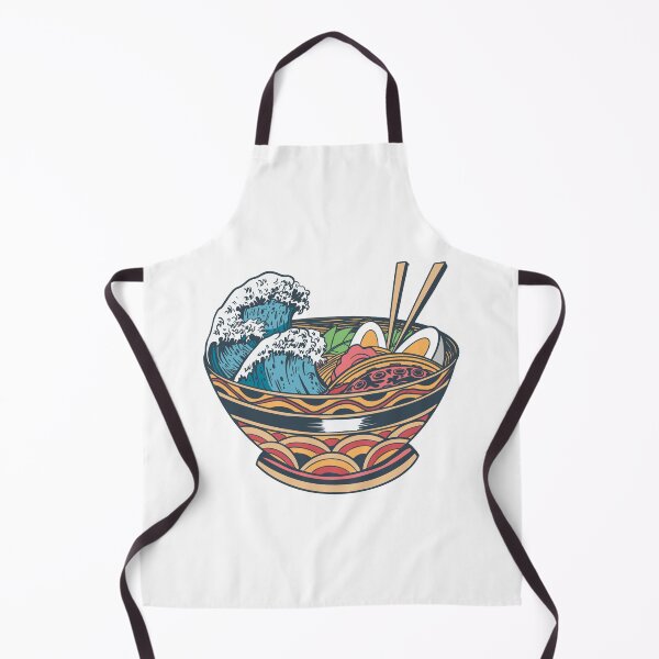 Item preview, Olas del océano en tazón de ramen designed and sold by OnepixArt.