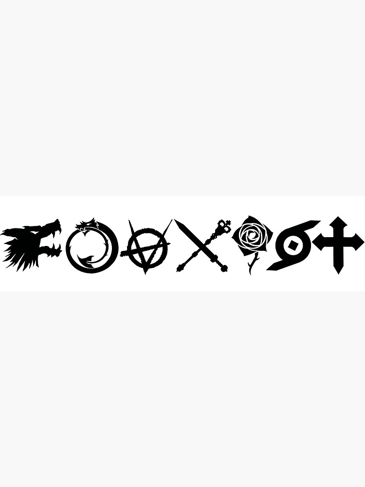 Coexist Vampire the Masquerade Clans (Beauty Edition) Photographic Print  for Sale by robotcal