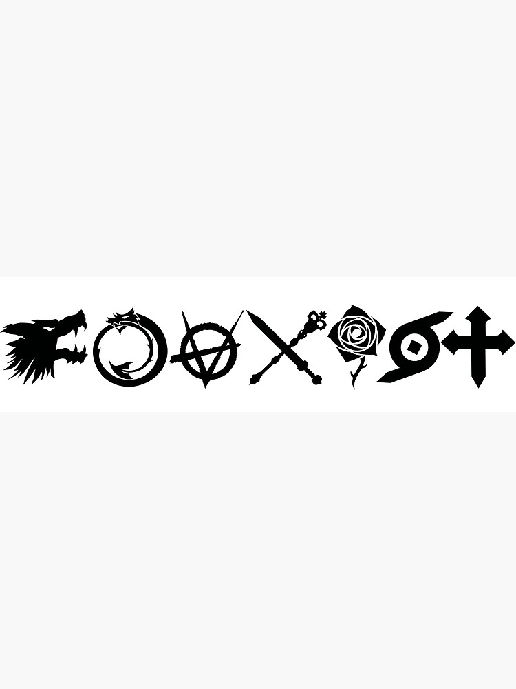 Coexist Vampire the Masquerade Clans (Beauty Edition) | Art Print