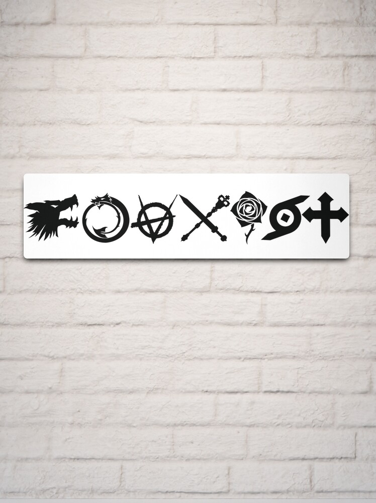 Coexist Vampire the Masquerade Clans (Brains Edition) Photographic Print  for Sale by robotcal