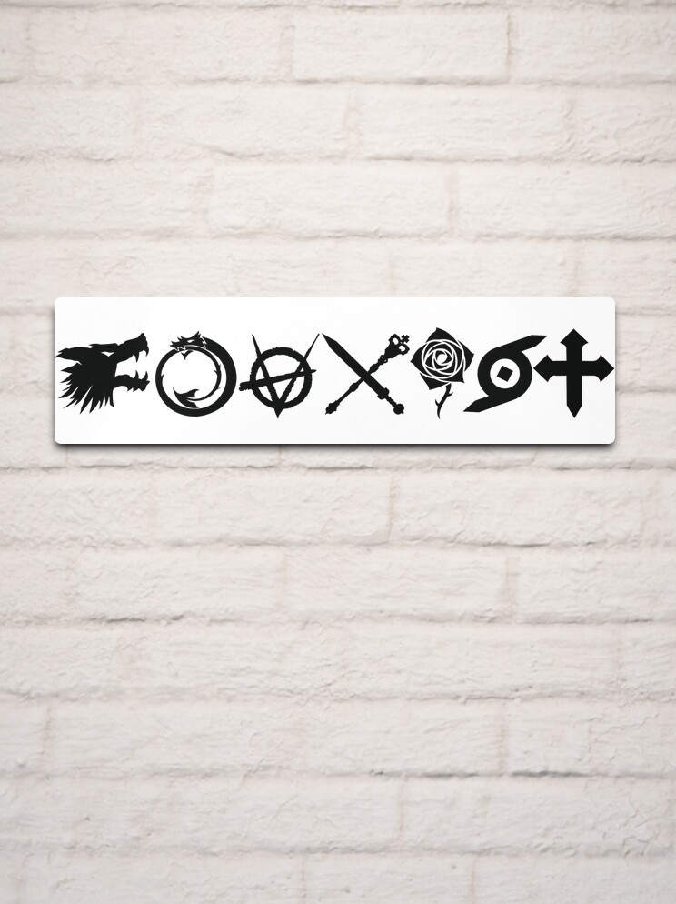 Coexist Vampire the Masquerade Clans (Beauty Edition) | Art Print