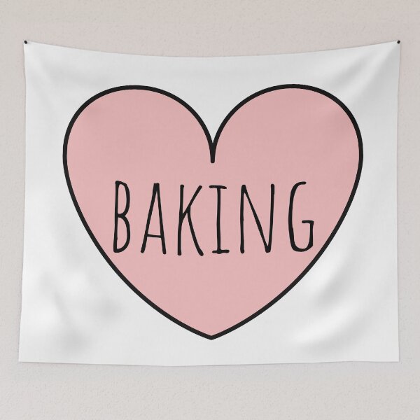 Item preview, I Love Baking - Pink Heart designed and sold by KarolinaPaz.