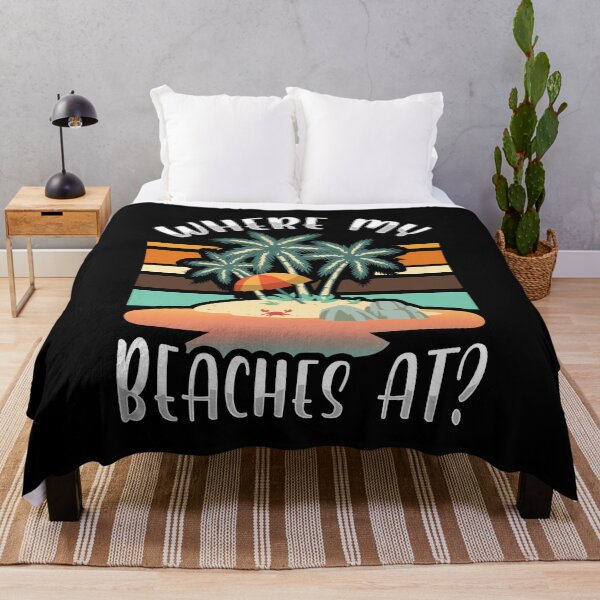 Item preview, Cute & Funny Where My Beaches At Beach Vacation designed and sold by perfectpresents.