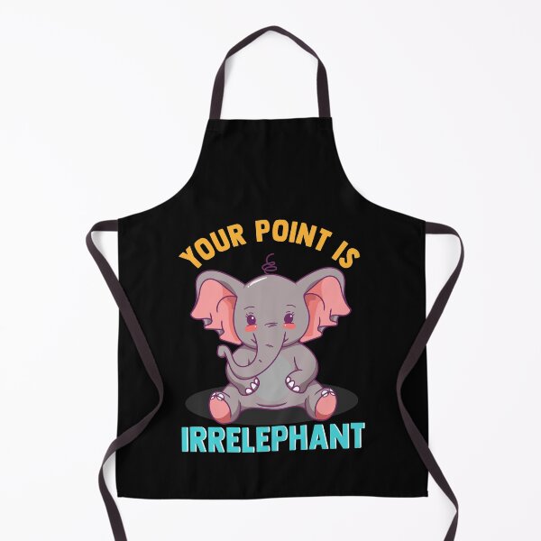 Item preview, Funny Your Point Is Irrelephant Cute Baby Elephant designed and sold by perfectpresents.