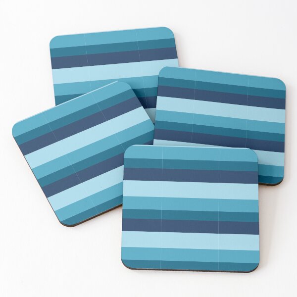 Item preview, Blue abstract minimal stripes designed and sold by TalBright.