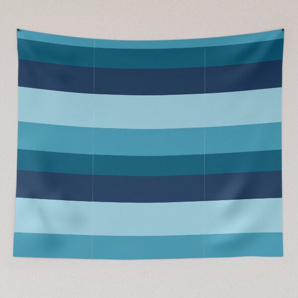 Item preview, Blue abstract minimal stripes designed and sold by TalBright.